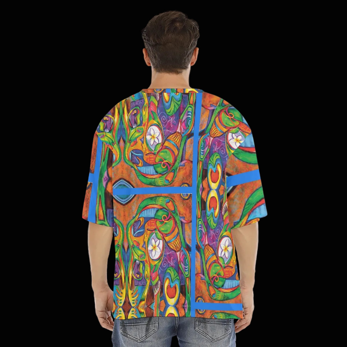 “Zoran” Men's Drop Shoulder T-shirt With Short Sleeve