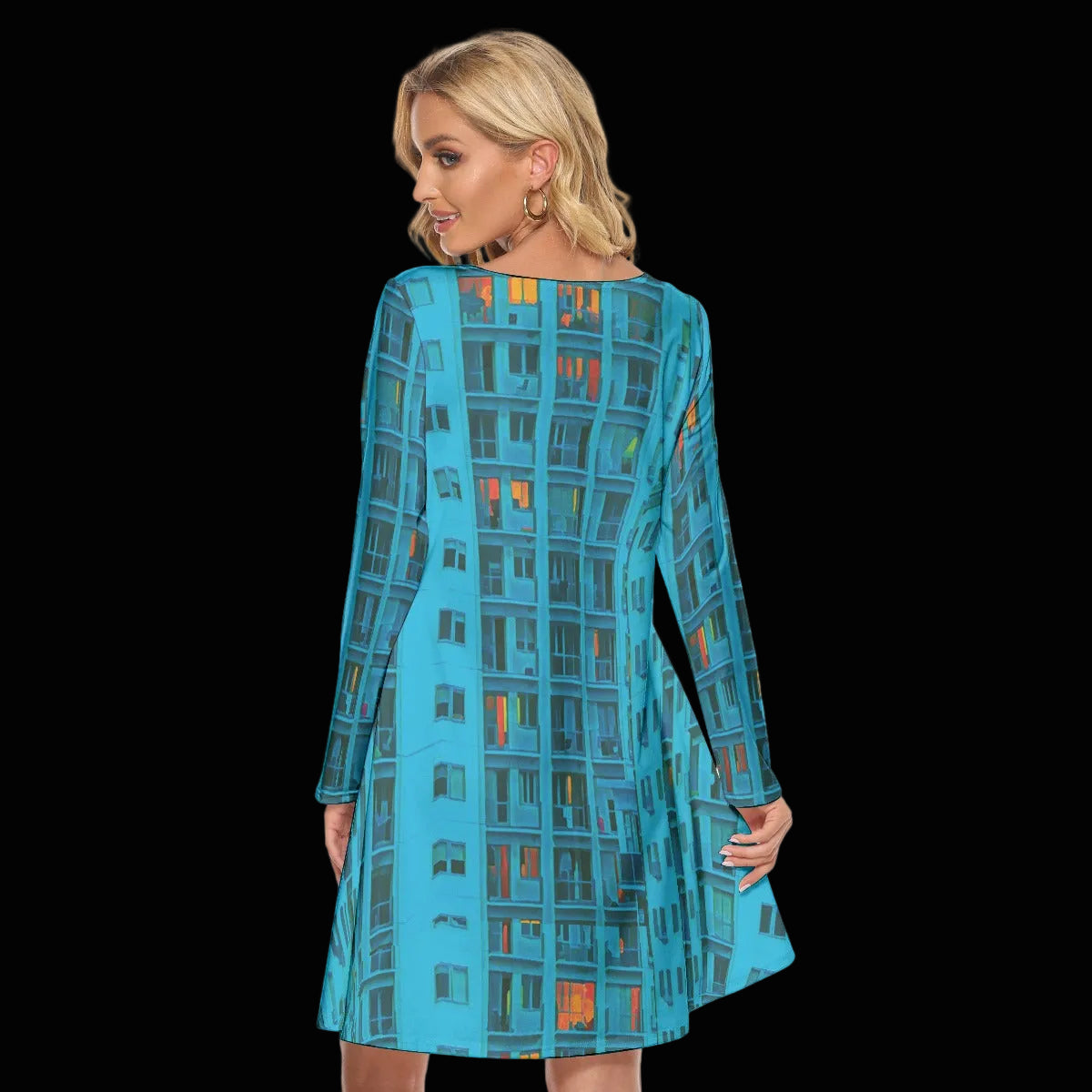 “High Rise” Women's Crew Neck Dress
