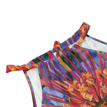 “Protea” Women's Halter Dress | Rayon