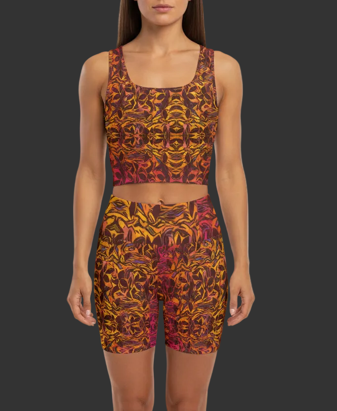 “Tribal Sunset” Women's Yoga Set