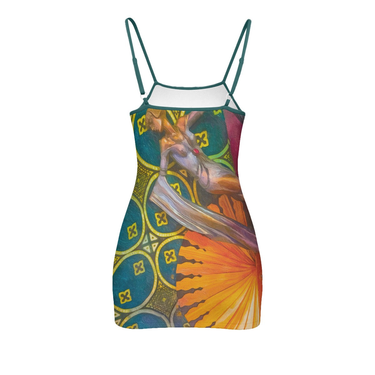 “Deco” Women's Cami Dress (Plus Size)