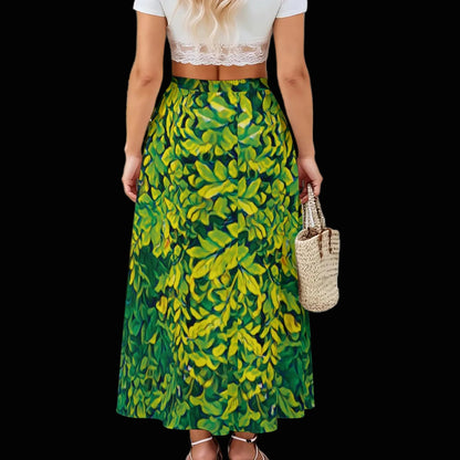 “Hedge” Women's Maxi Chiffon Skirts With Lining
