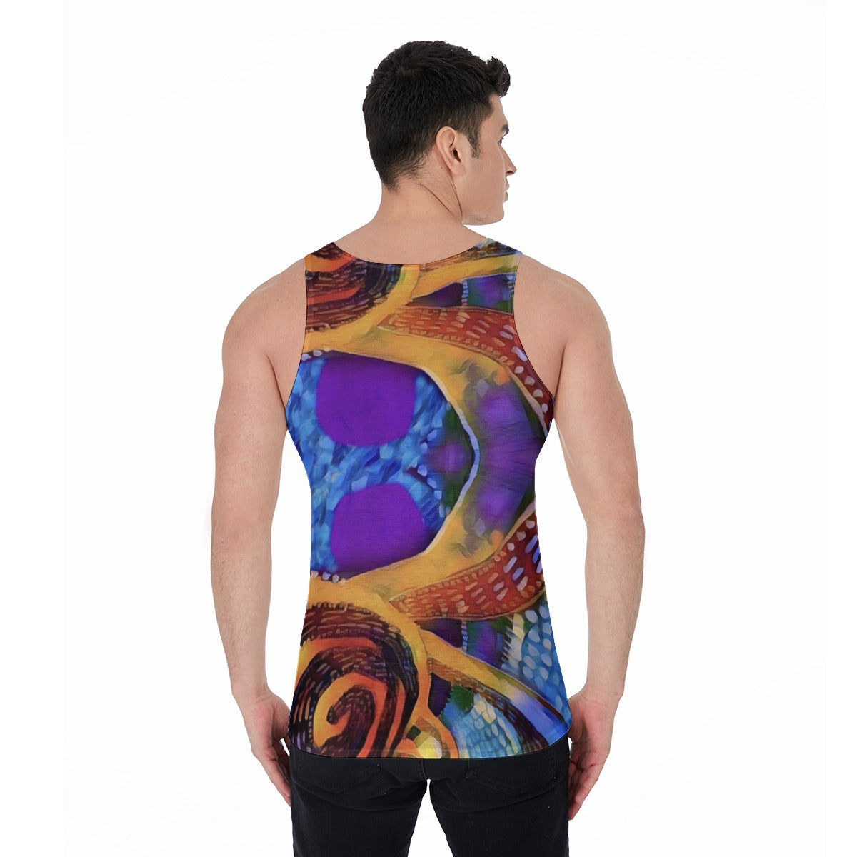 “Colour Vortex” Men's Tank Top