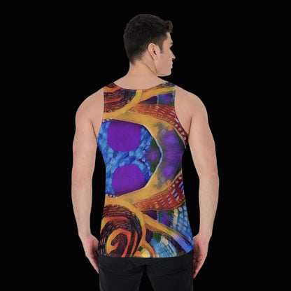 “Colour Vortex” Men's Tank Top