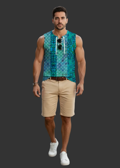 Men's Tank Top With Drawstring