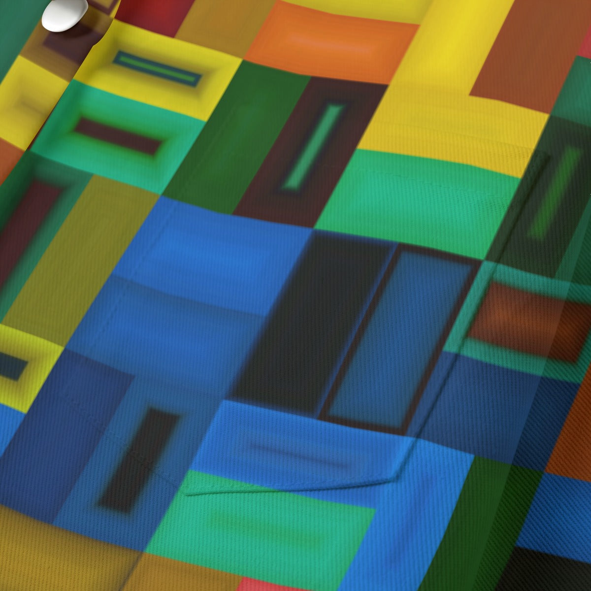 “Blocked” Women's Cropped Jacket | 245GSM Cotton