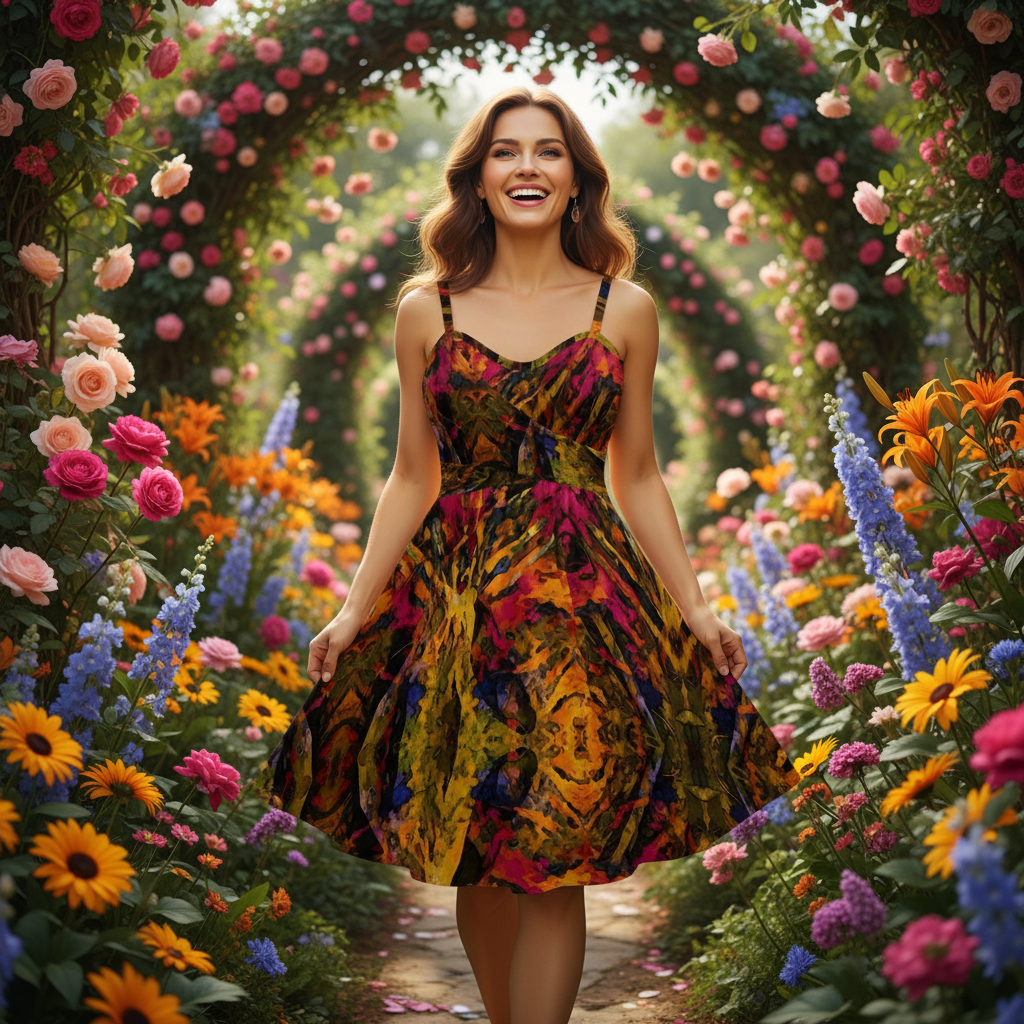 All-over print Women's Spaghetti Strap Dress