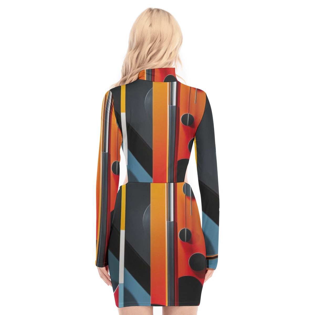 "Mars" Women's Waist Hollow Hip Dress