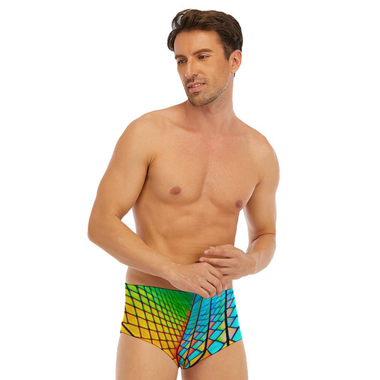 “Opera House 1” Men's Triangle Swim Trunks