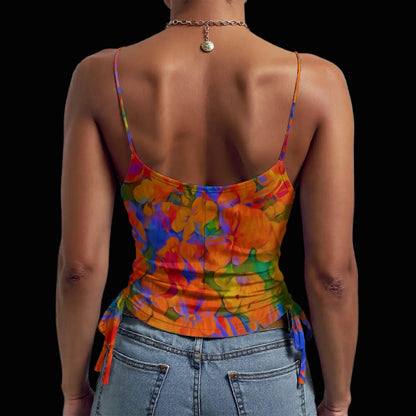 “Colour Garden”  Drawstring Camisole