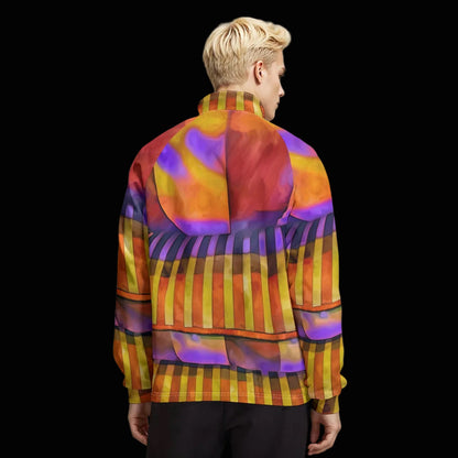 “Carnival” Men's Raglan Sleeve Stand Collar Jacket