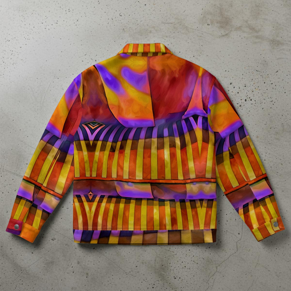 “Carnival” Unisex Collared Jacket