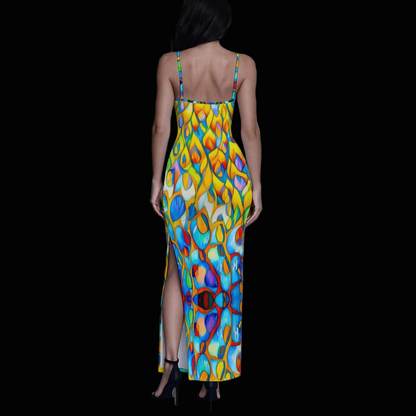 “Prism” Women's Long Dress with Slit