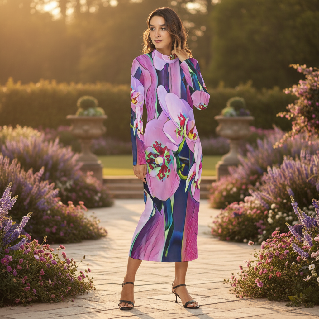 “Pink Orchid” Hip Dress