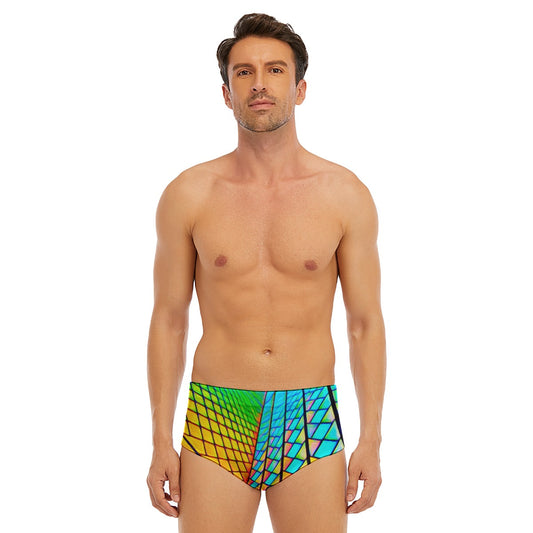 “Opera House 1” Men's Triangle Swim Trunks