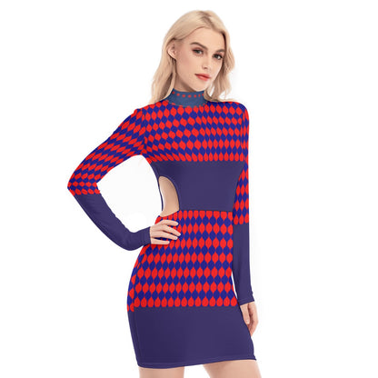 “Selene”  Women's Waist Hollow Hip Dress