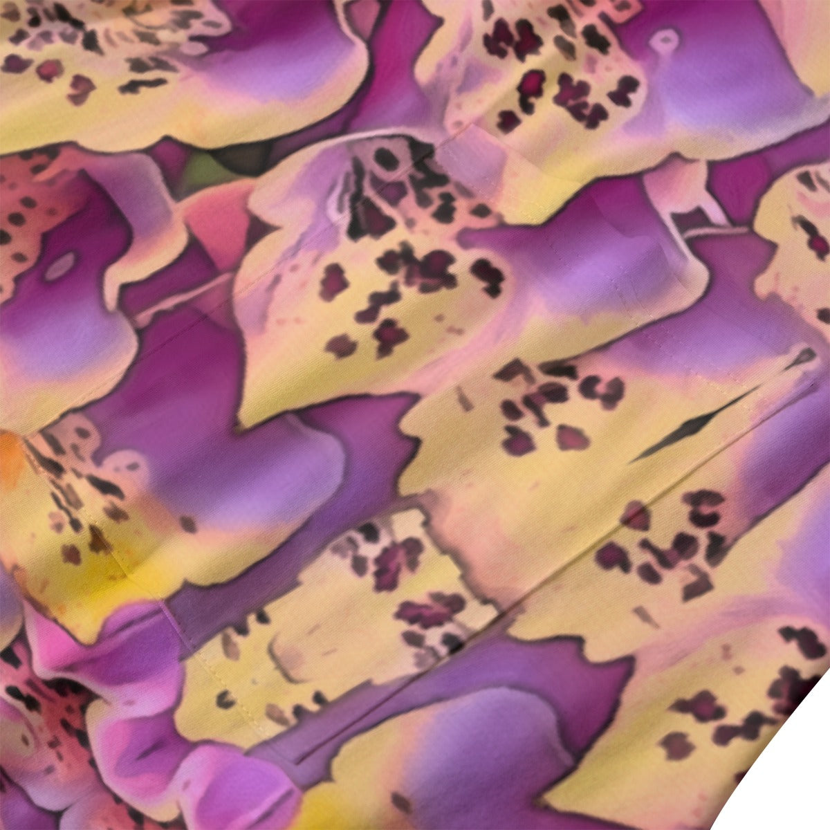 “Foxglove Cascade“ Women's Dress | 180GSM Cotton