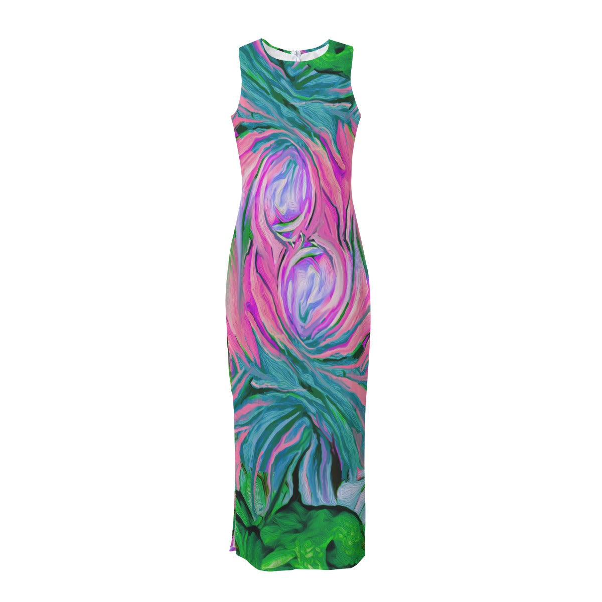 “Noosa” Women's Beach Perspective Chiffon Sleeveless Dress