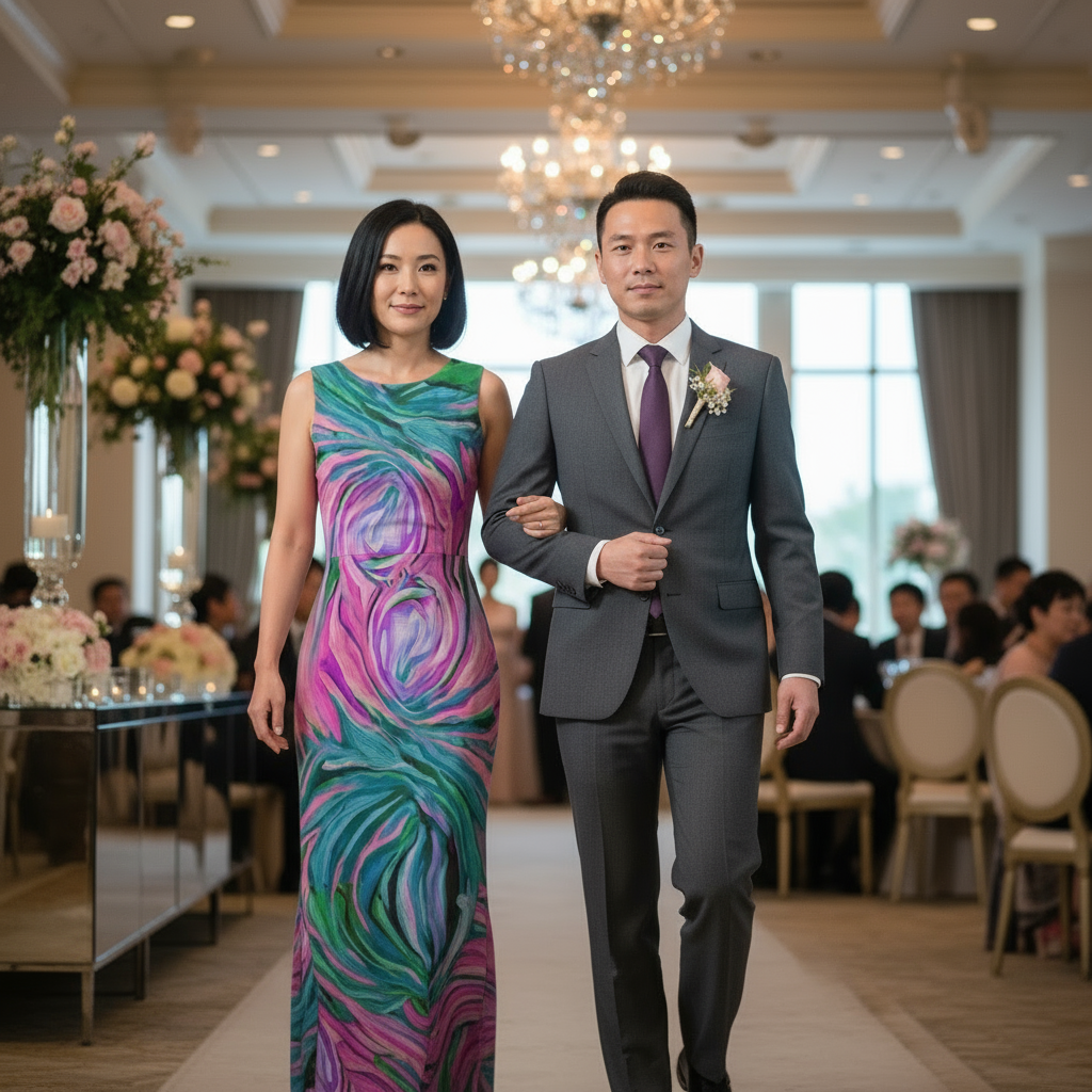 “Noosa” Women's Beach Perspective Chiffon Sleeveless Dress