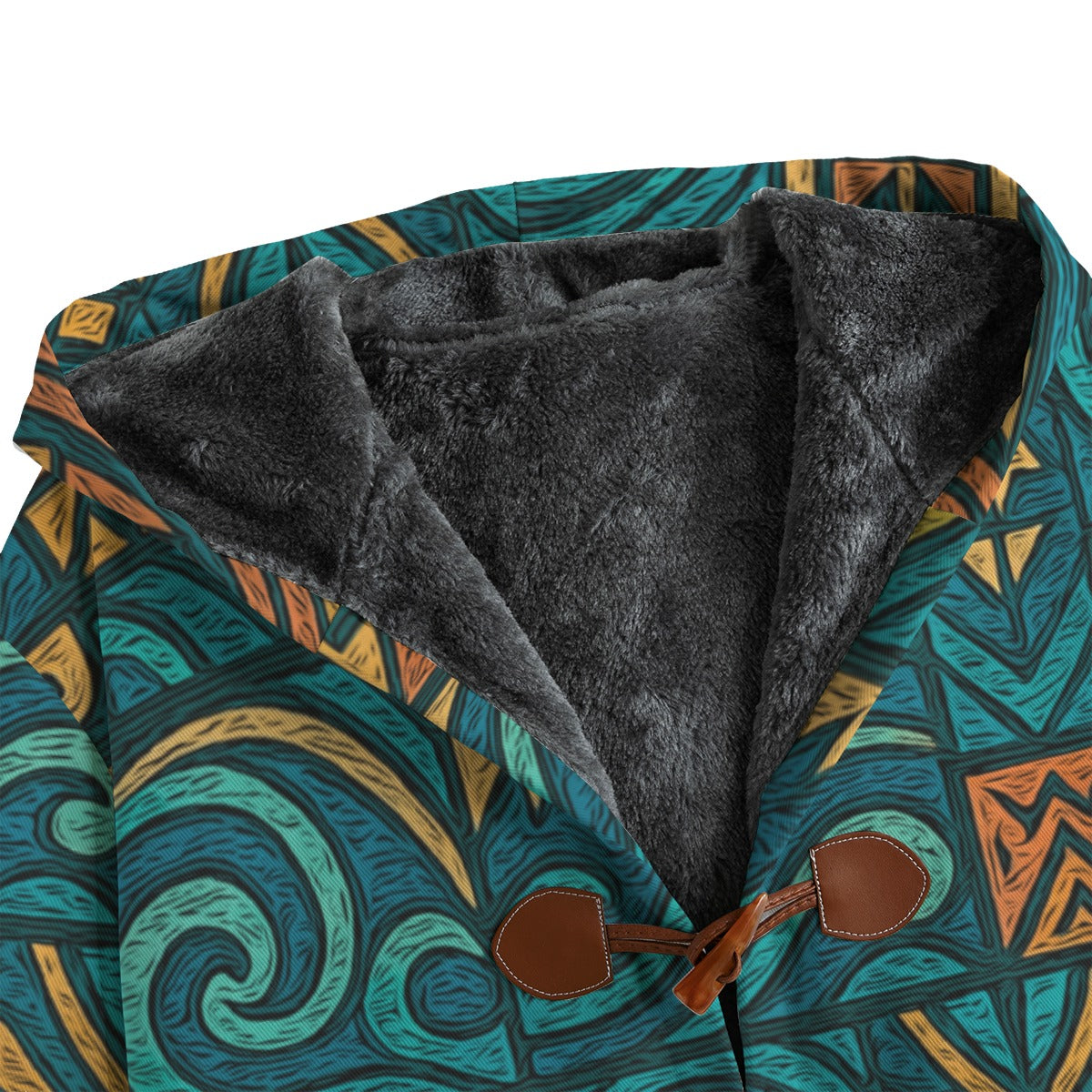 ‘Rapanui’ Men's Canvas Button Fleece Windbreaker