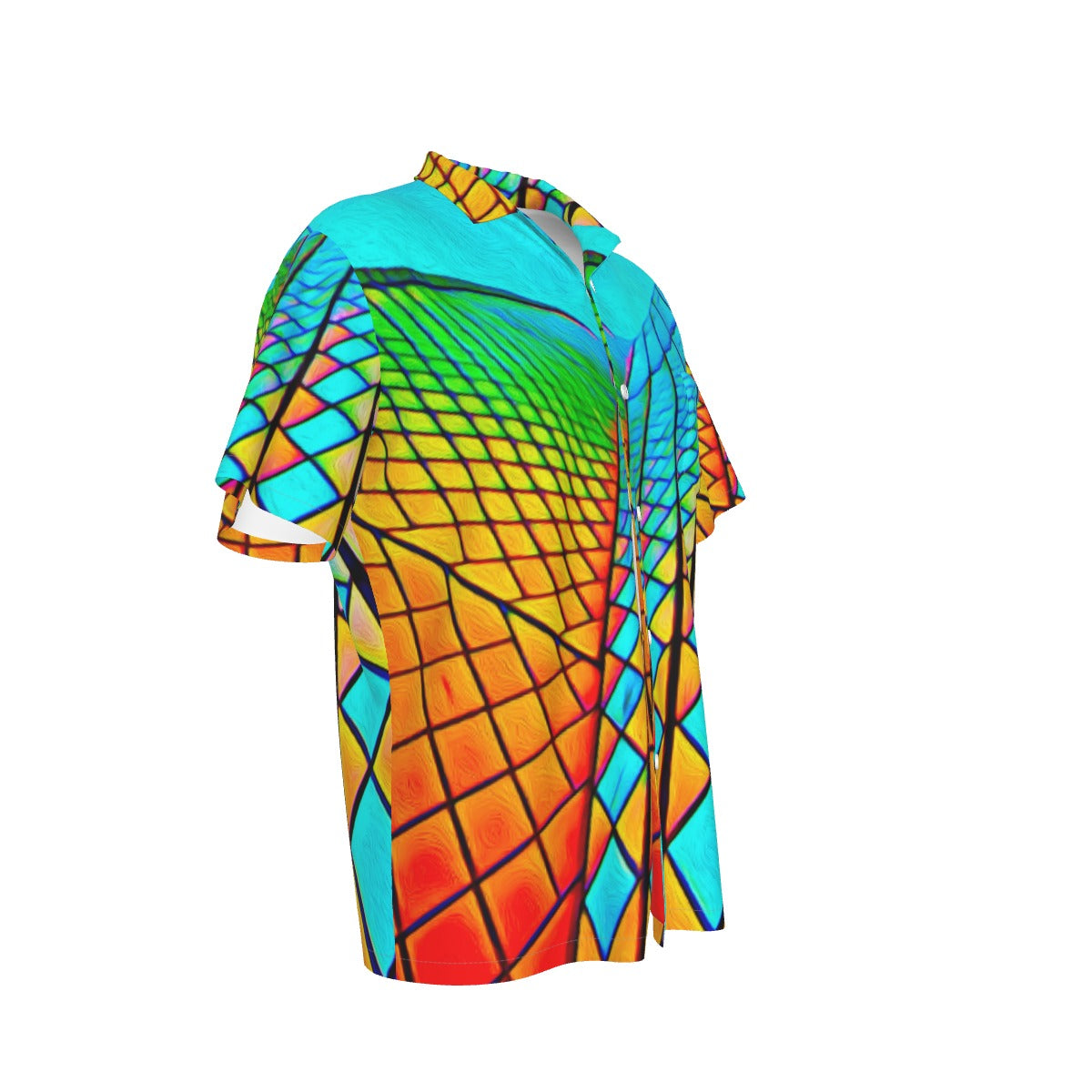 “Opera House 1” Men's Hawaiian Shirt With Pocket