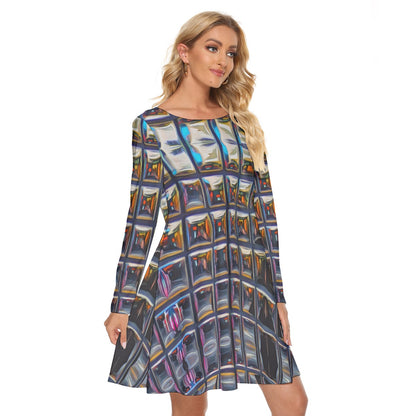 “Armoury” Women's Crew Neck Dress