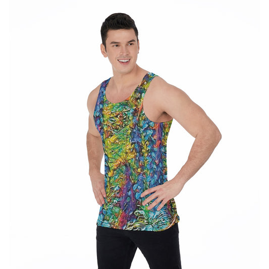 “Flouro Jungle” Men's Tank Top