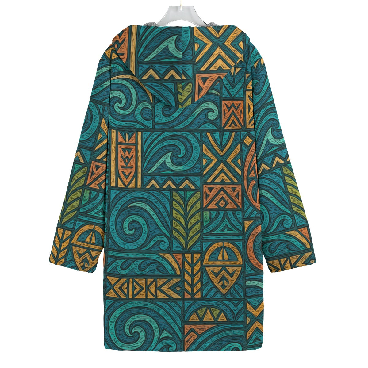 ‘Rapanui’ Men's Canvas Button Fleece Windbreaker