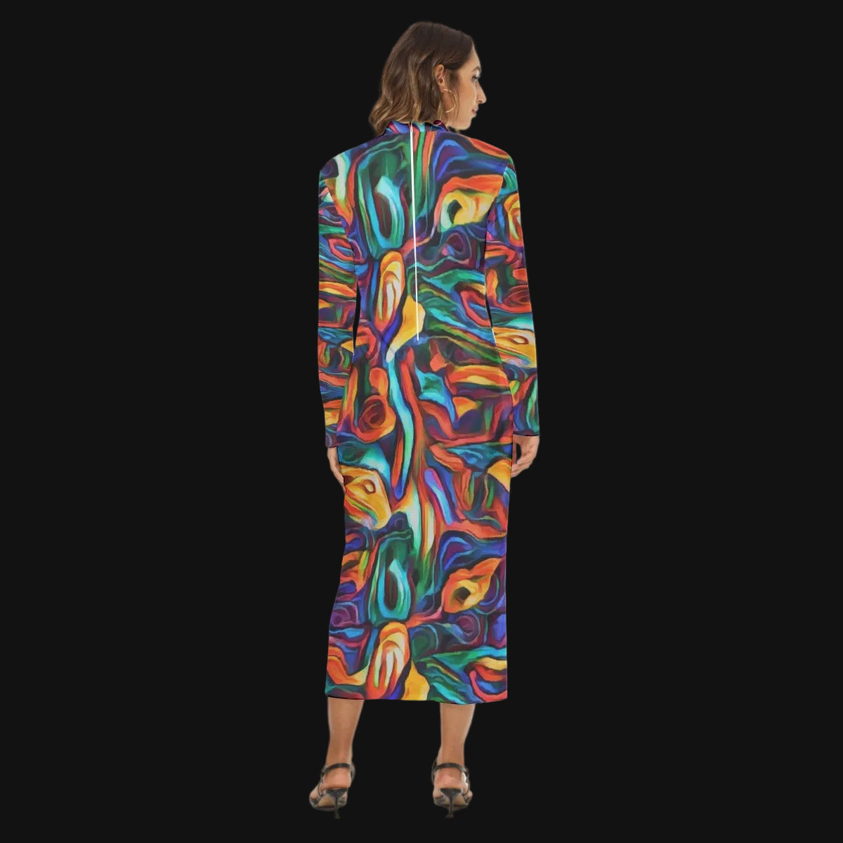 “Black Opal” Women's Hip Dress