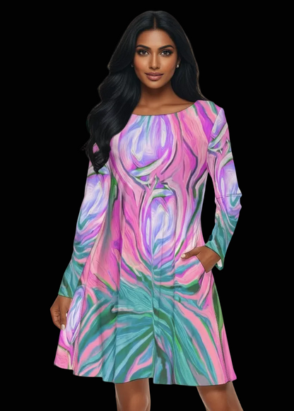 “Noosa” Women's Crew Neck Dress