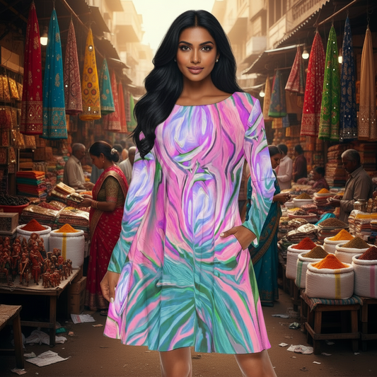 “Noosa” Women's Crew Neck Dress