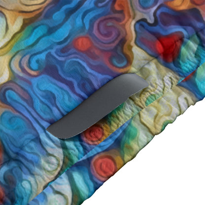 “Marbled Tides II” Women's Raglan Cycling Jersey