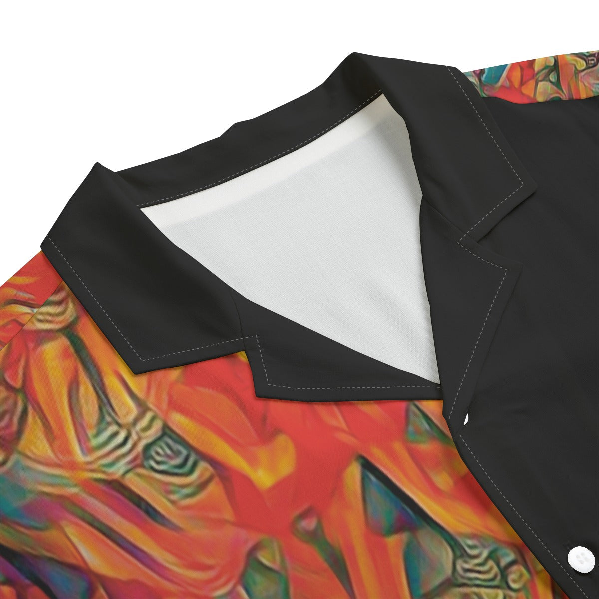 “Chromatic Fusion”  Hawaiian Rayon Shirt | 115GSM Rayon