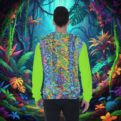 “Flouro Jungle” Men's Heavy Fleece Sweatshirt