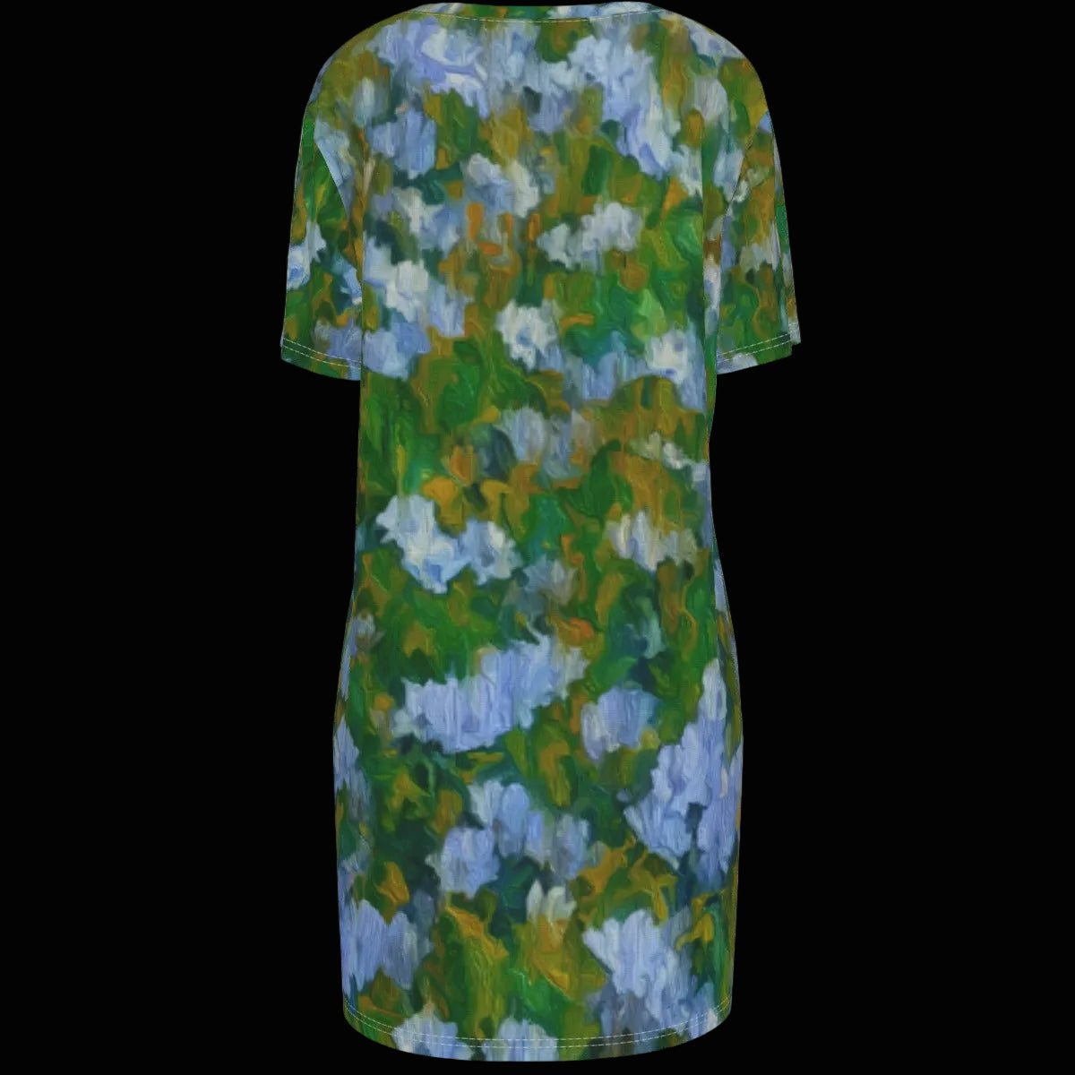 “Dreamscape Garden” Women's Waist Tight Dress | 190GSM Cotton