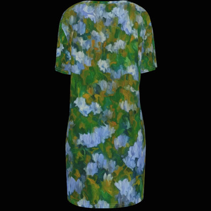 “Dreamscape Garden” Women's Waist Tight Dress | 190GSM Cotton