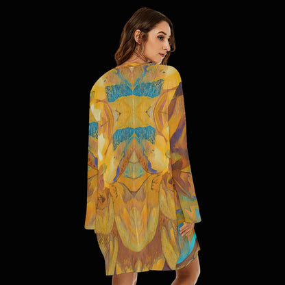 “Mirage”  Women's Loose Crew Neck Dress