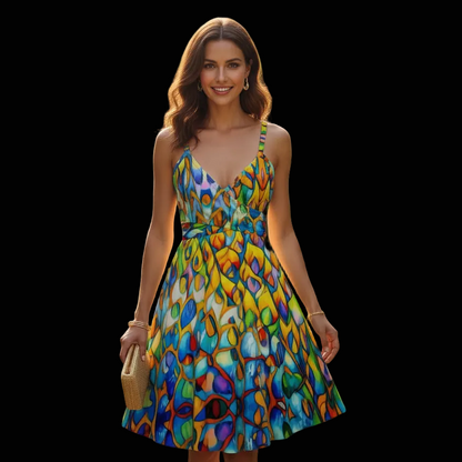 “Prism” Women's Spaghetti Strap Dress