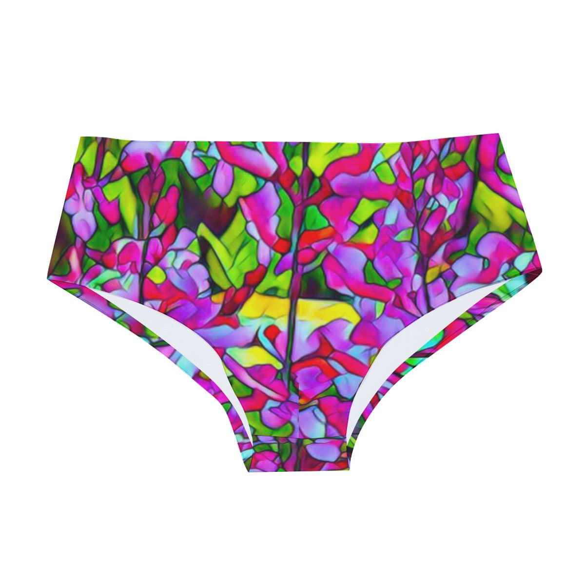 “Fuchsias” Men's Triangle Swim Trunks