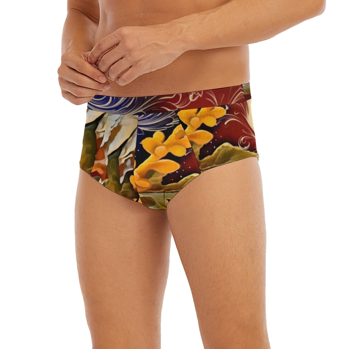 “Solara” Men's Triangle Low-rise Underwear