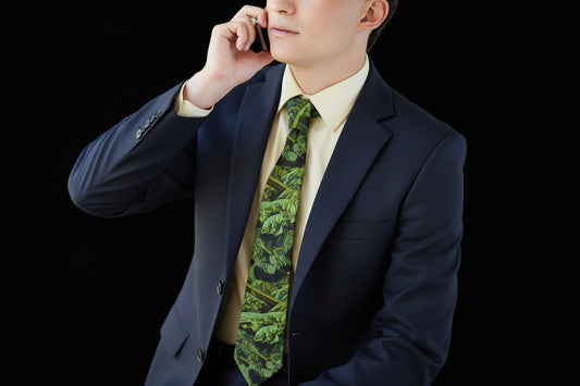 “Nephrite” tie Classic Necktie (Two Sides)