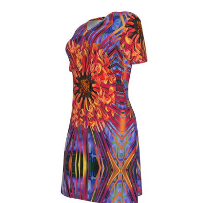 “Protea”  V Neck Dress|180GSM Cotton