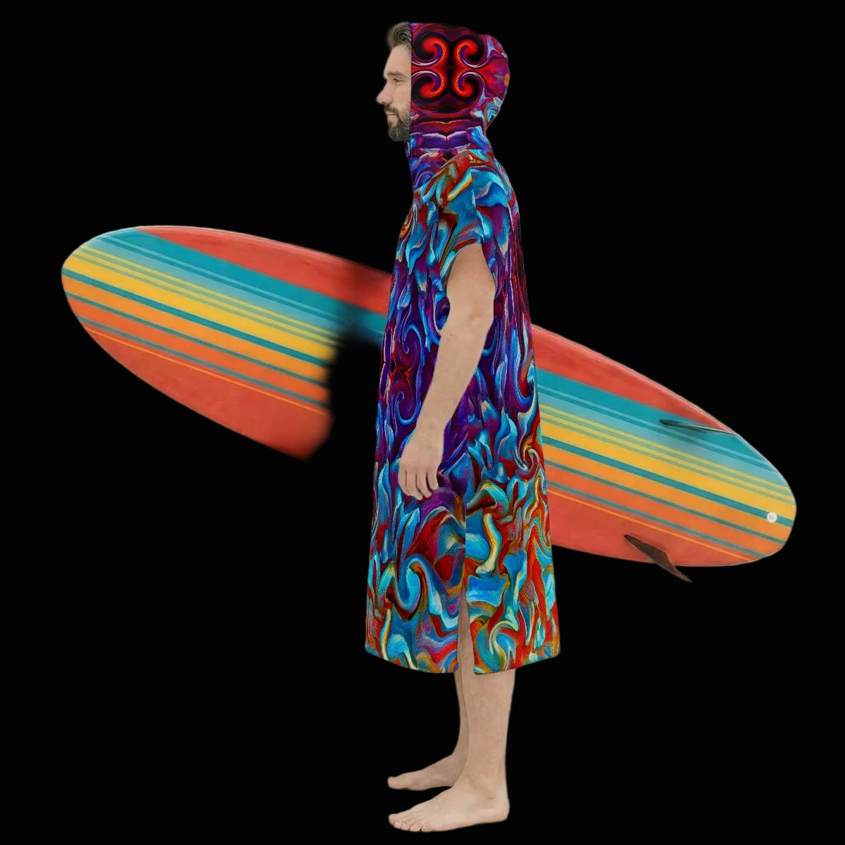 “Aurora Flare” Surf Poncho Towel