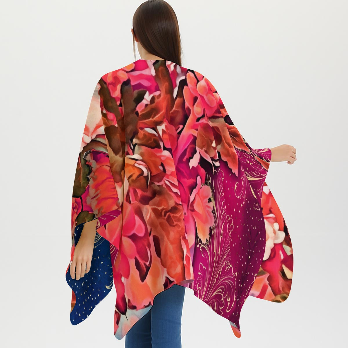 “Celestial Bloom” All-Season Soft Touch Shawl