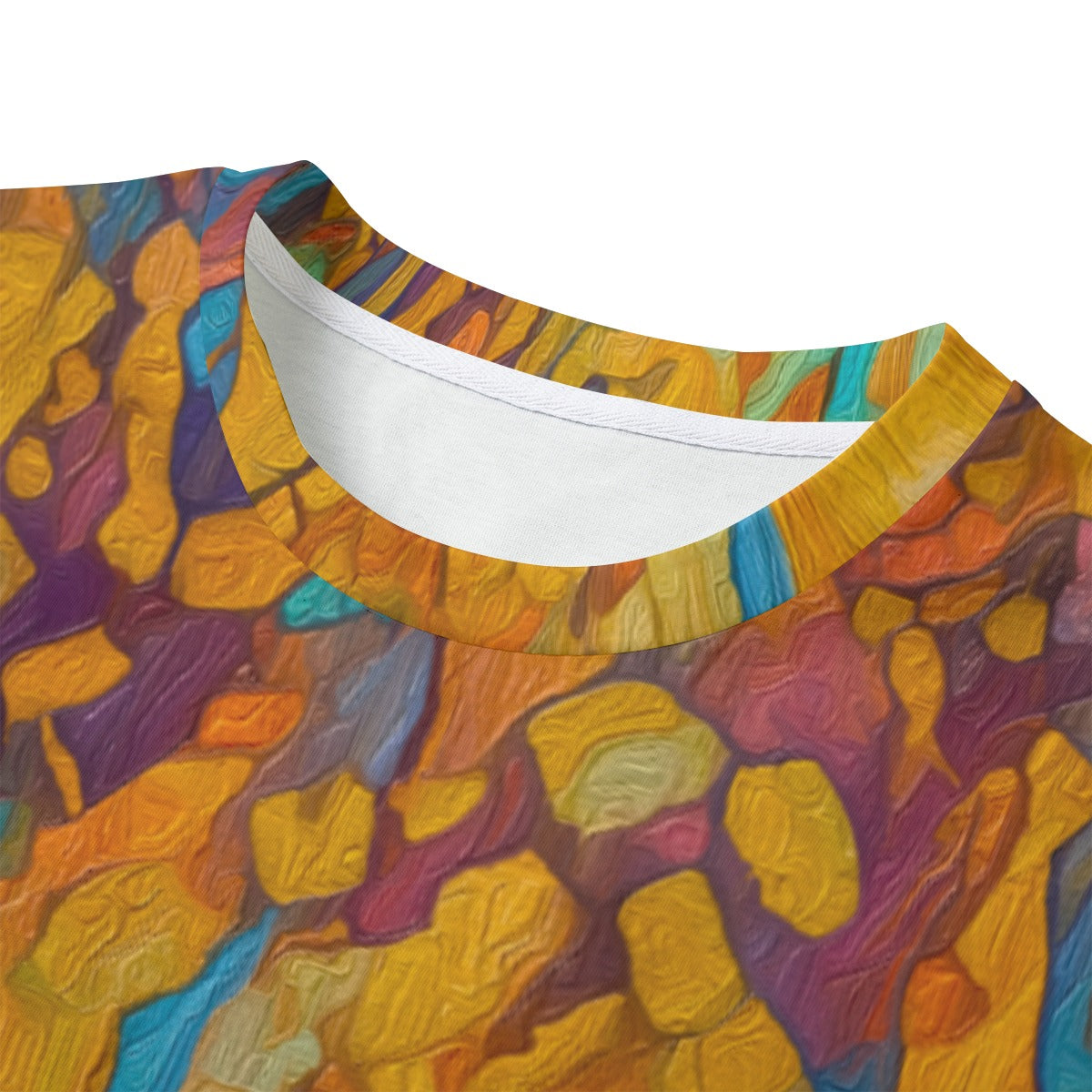 “Gilded Pathways ” Women's Dress | 180GSM Cotton