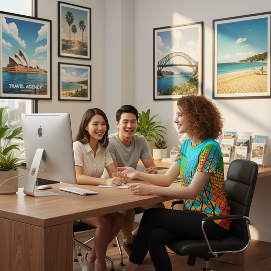 “Opera House 1” Round Neck T-Shirt