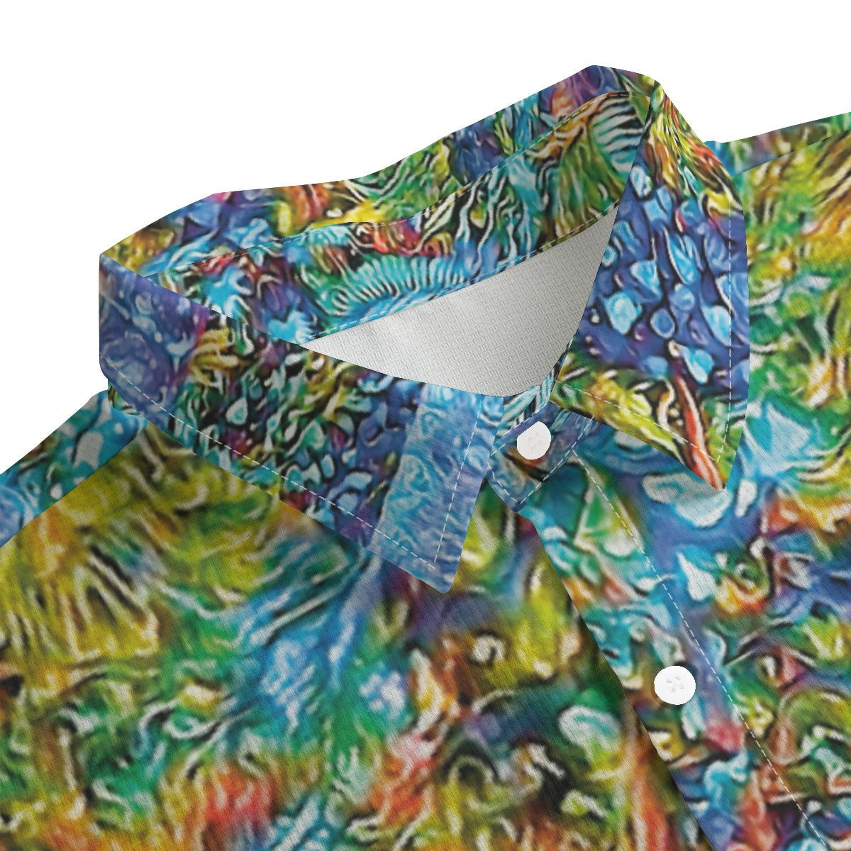 “Flouro Jungle” Unisex Shirt With Folding Sleeve