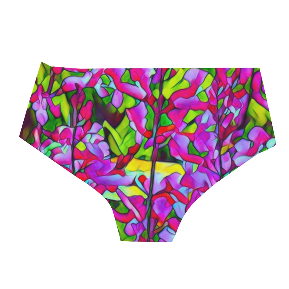 “Fuchsias” Men's Triangle Swim Trunks
