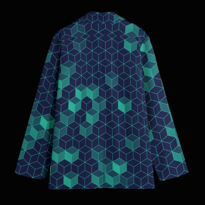 “Polyhedral” Women's Leisure Blazer | 245GSM Cotton