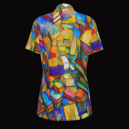 “Colour Block”  Women's UV Protection POLO Shirt